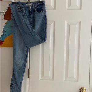 LEVIS 721 high rise skinny jeans